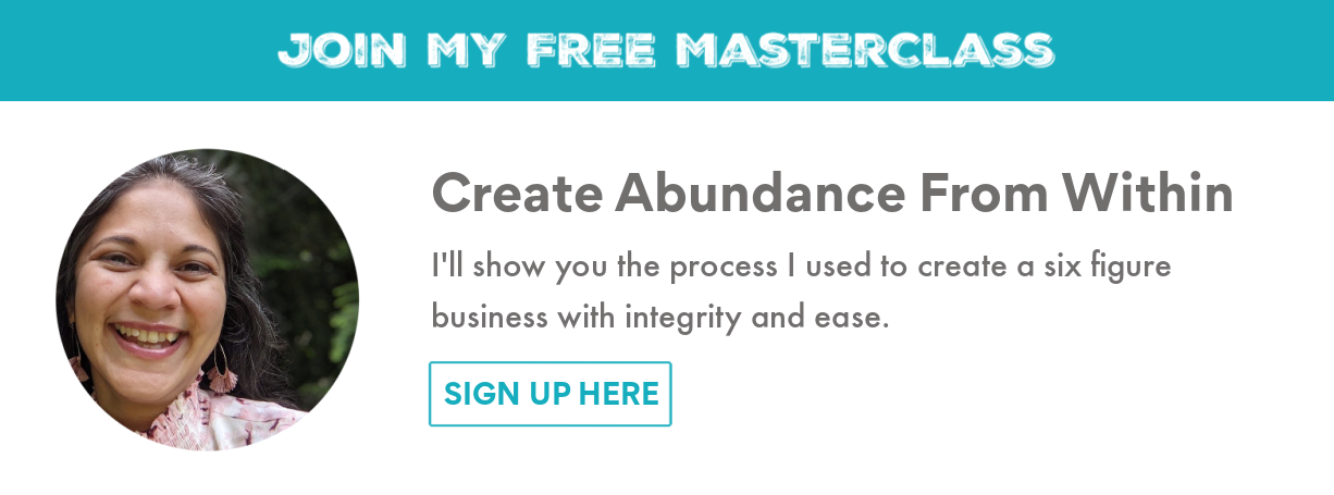 Sign up to the Abundance Masterclass